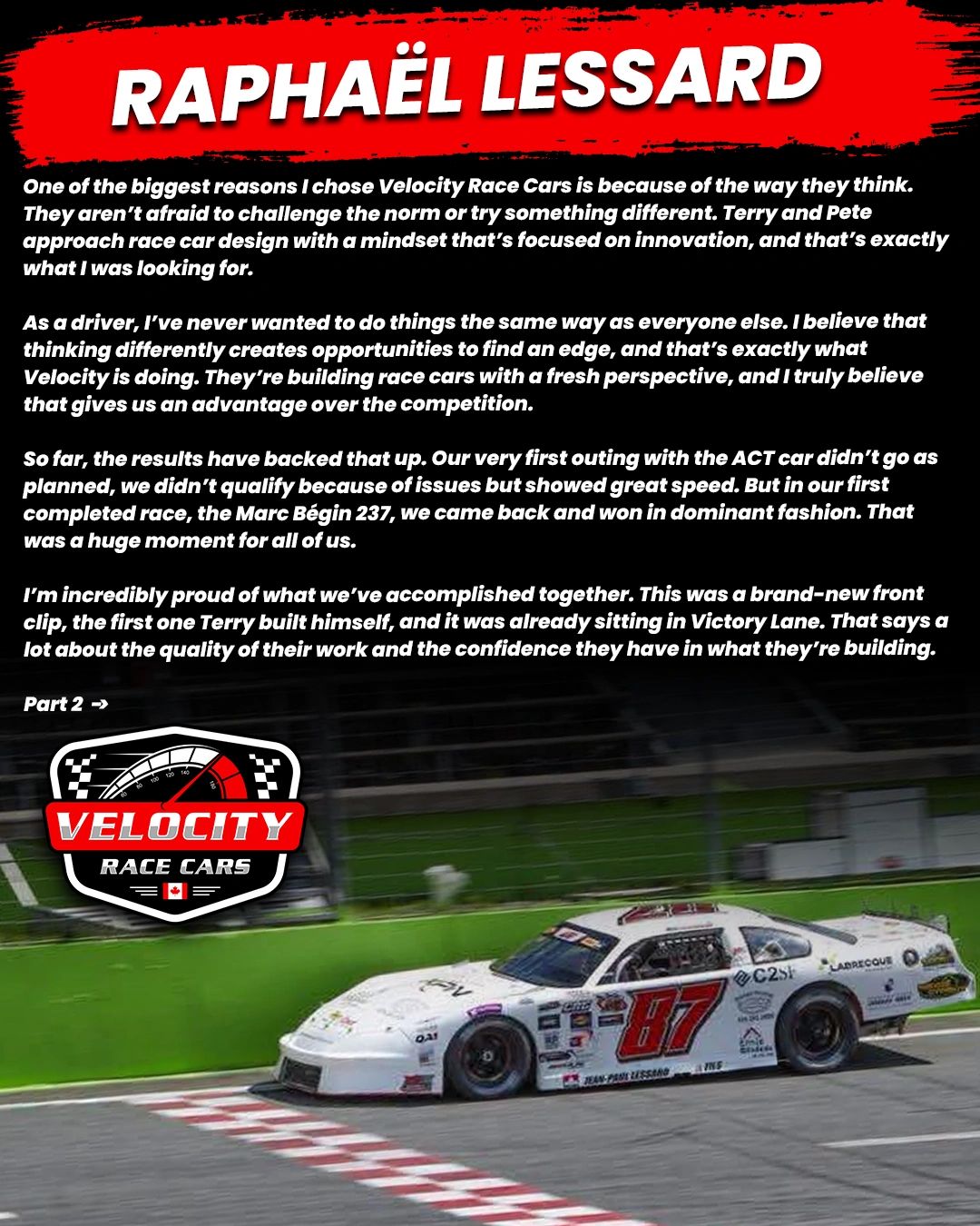 Raphael Lessard ACT / Pro Late Model