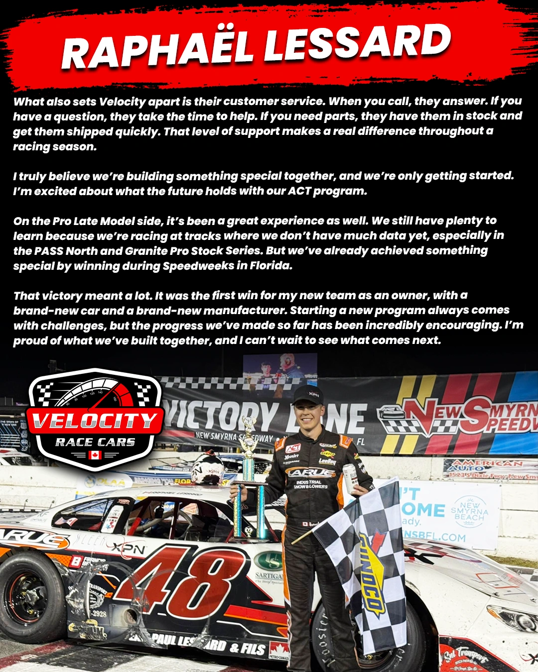 Raphael Lessard ACT / Pro Late Model