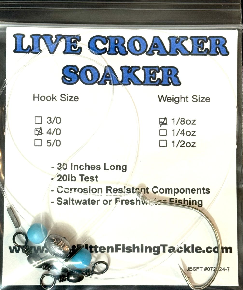 Live Croaker Soaker – Choose Size