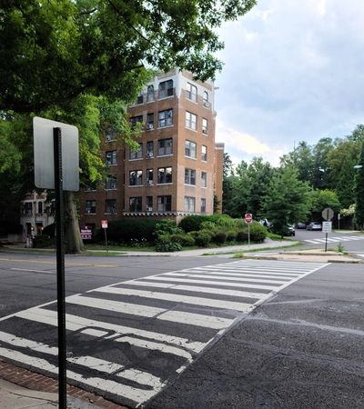 A dangerous crosswalk at ChCh Parkway where drivers on Conn Ave take forever to stop.
