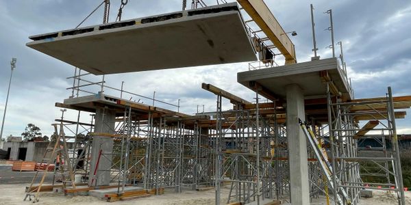 ROBOVOID flat slab construction