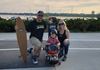 Family ride around Lake Calhoun, MN