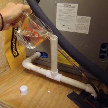PVC pipe cleaning 
