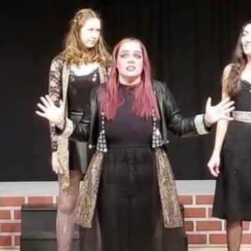 Middle: Jamie as Queen of the night
Left: Alex Sorensen (First Lady)