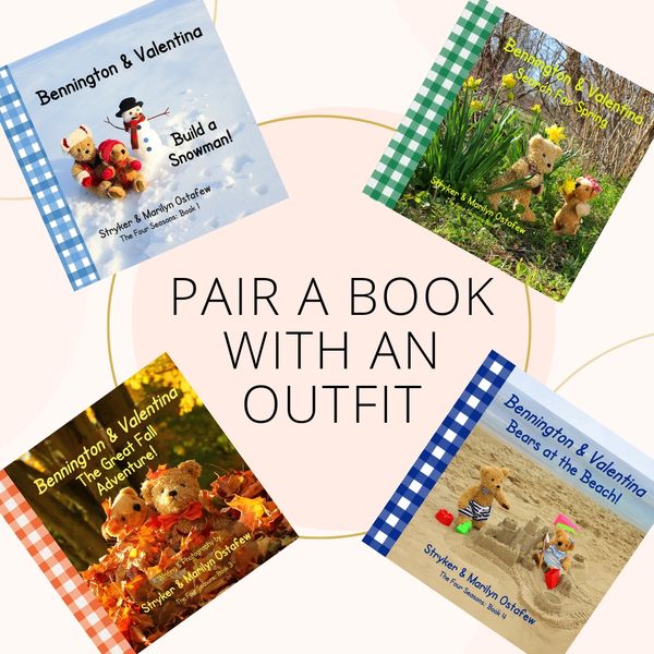 Four Teddy Bear Adventure Books for grades K to 2