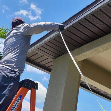 Seamless Gutter Installation Leaf Guard
Cleaning repair downspouts gutter systems 6K 7K Half-round