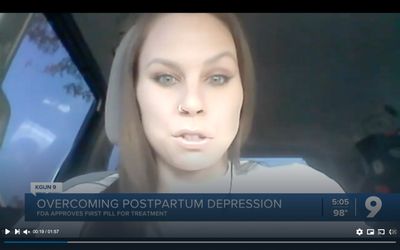 Tiffany Engen featured to share her story about overcoming postpartum depression.