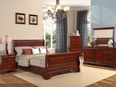 Clearance Eva Grey Queen Size Bed – Affordable Furniture Source