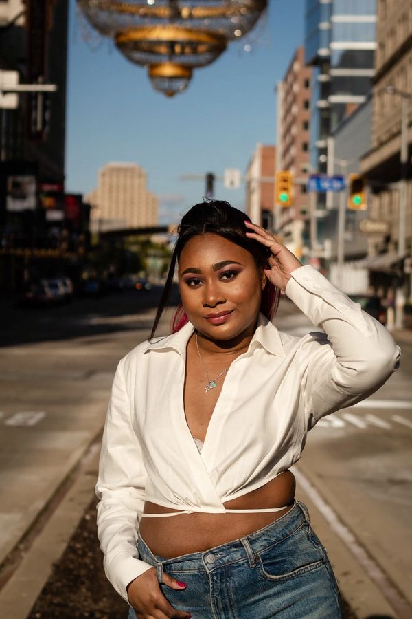 Graduation Portrait Session at The Cleveland Playhouse Square