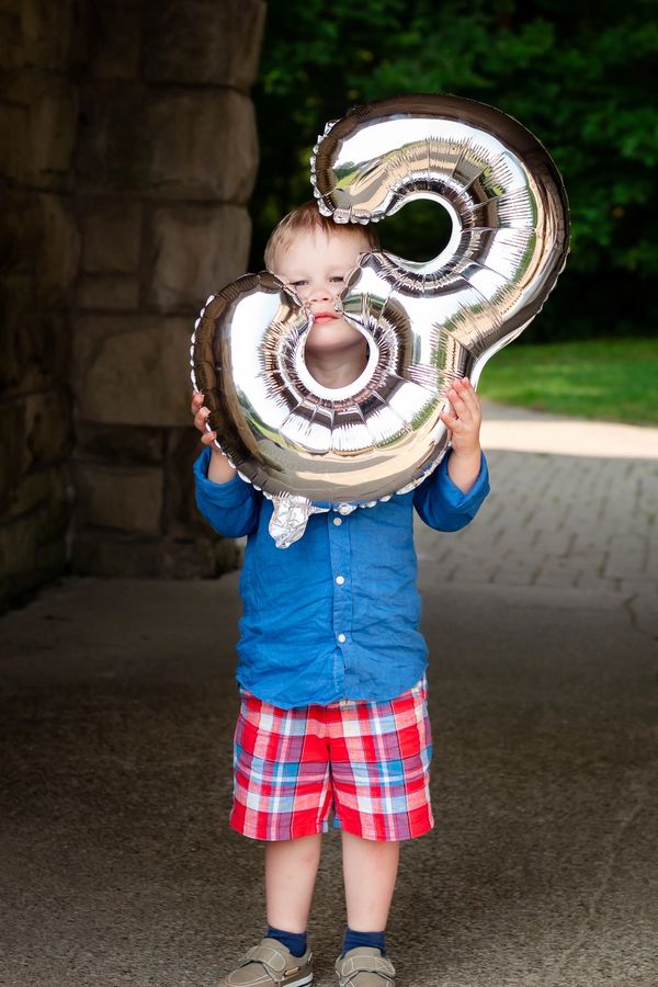Birthday Portrait Session at Squire's Castle in North Chagrin Reservation.
