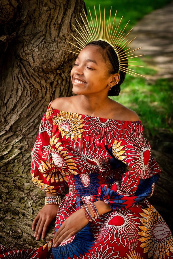 Graduation Portrait Session at The Cleveland Museum of Art.