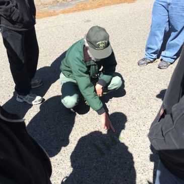 A wildfire expert sharing their experience to homeowners and the public