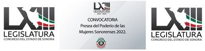 Convocatoria pública de la presea del poderío de las mujeres sonorenses 2022.