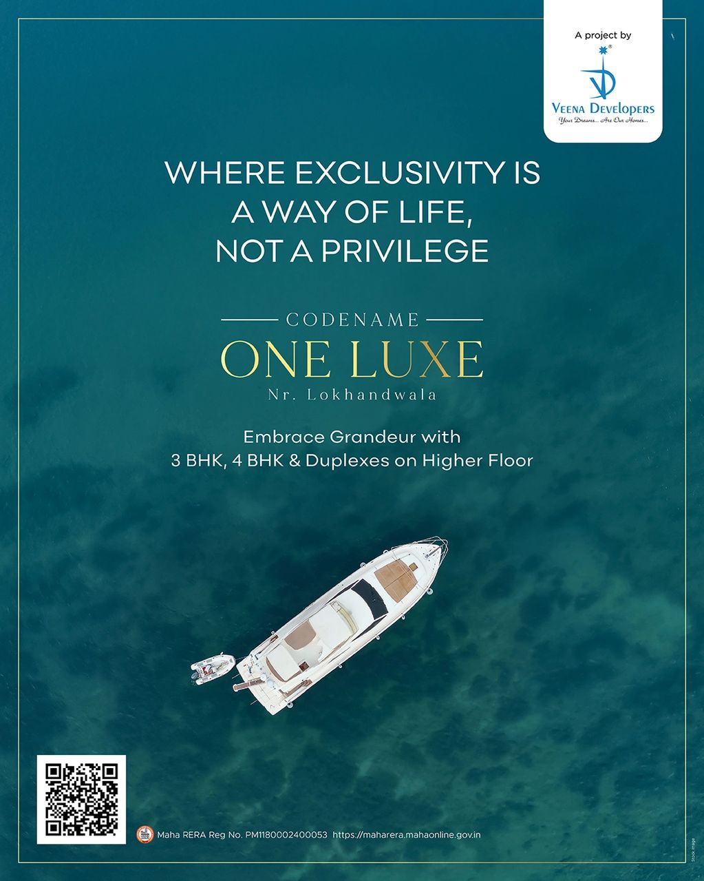 Veena Developer Code name One Luxe