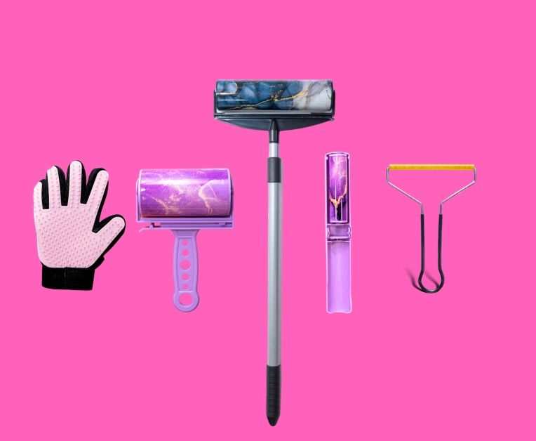 Purple & Black Full Set with XL Big Dog