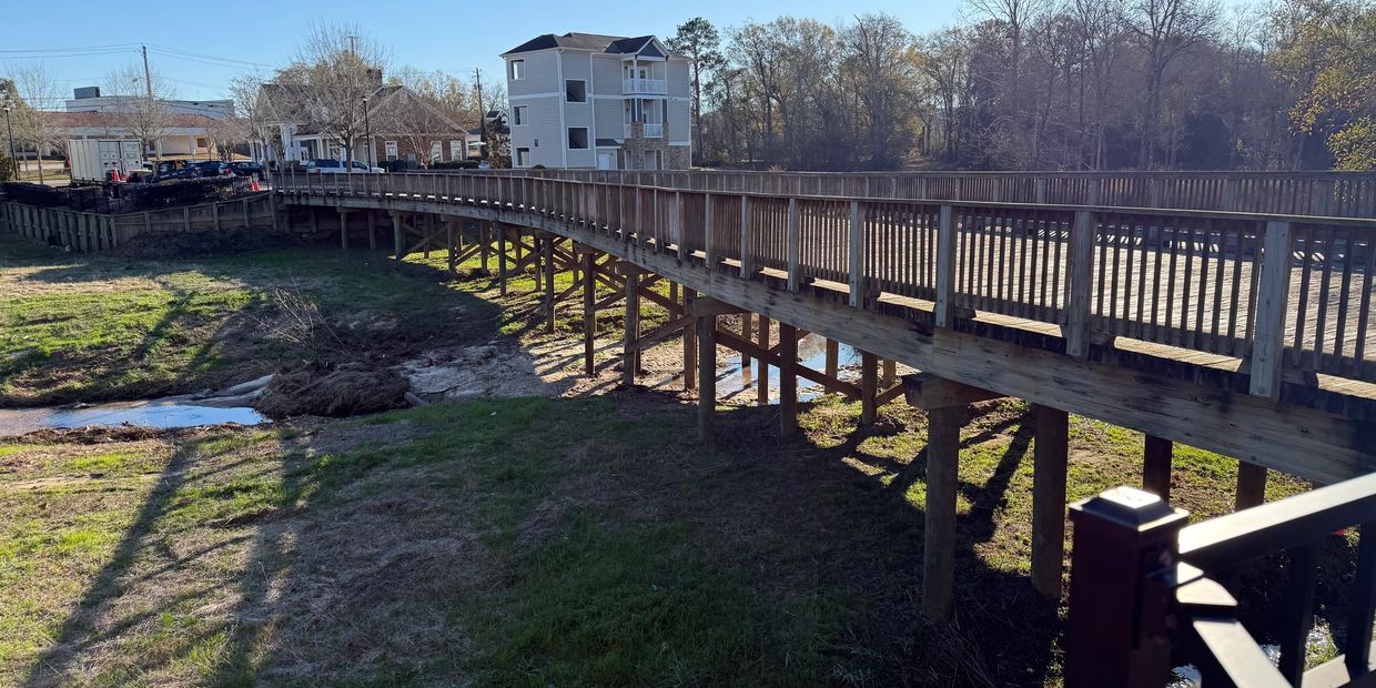 ATS Timber Glue laminated Bridge