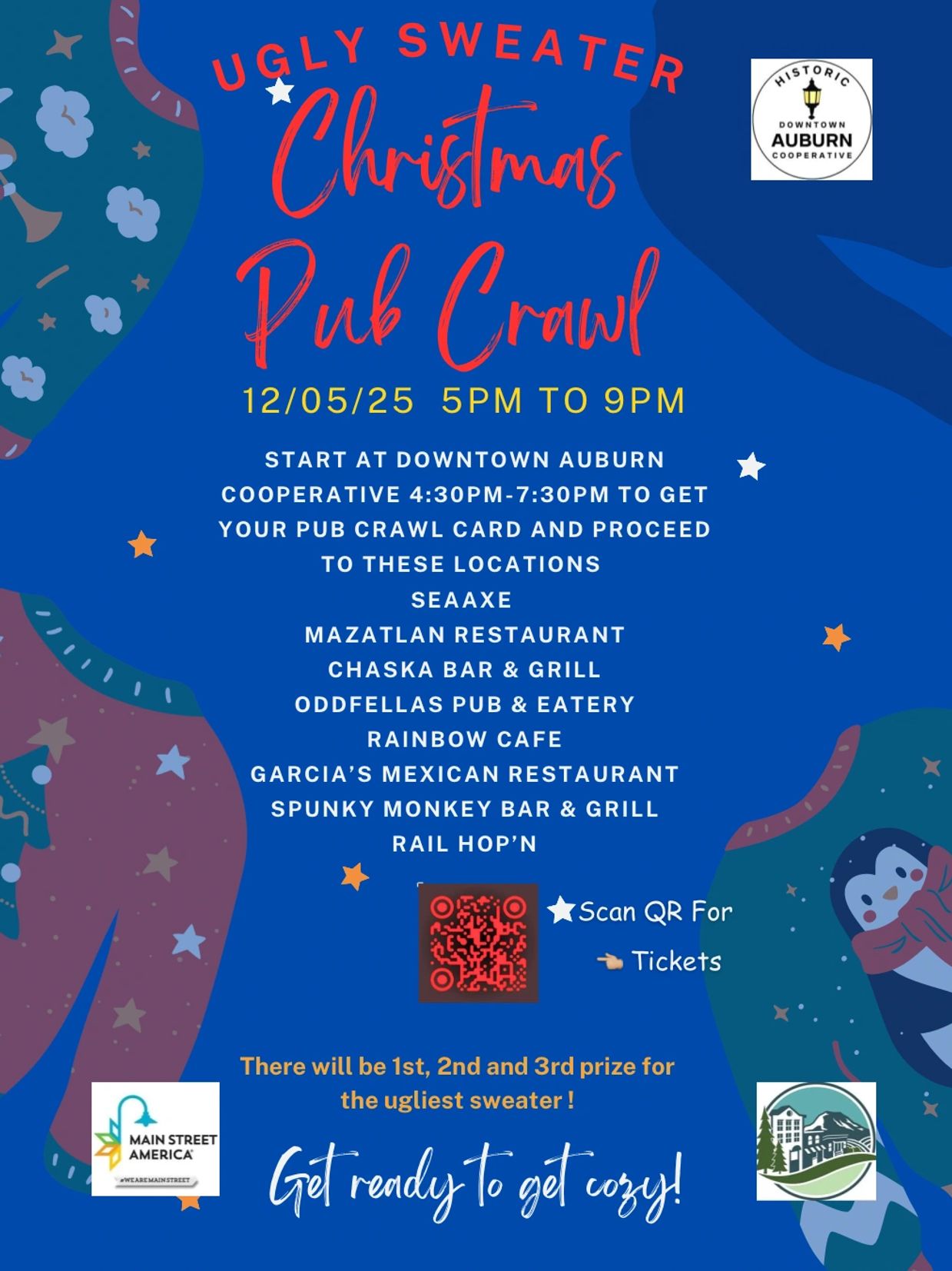 Christmas Ugly Sweater Pub Crawl 