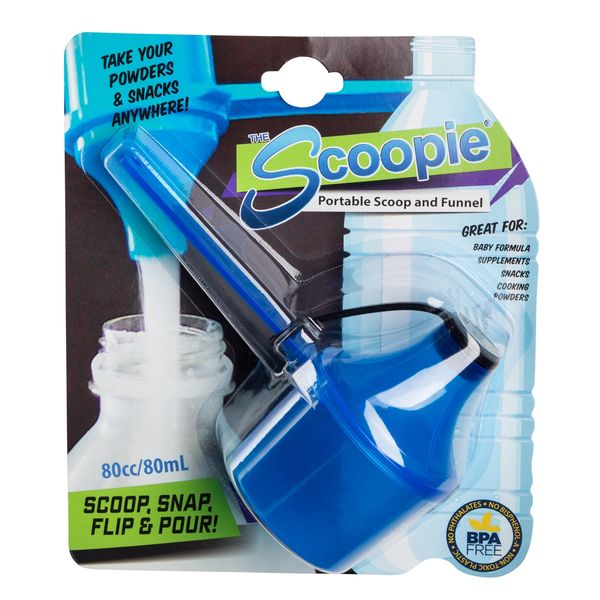 The Scoopie 2 Count Portable Scoop Funnel, Black