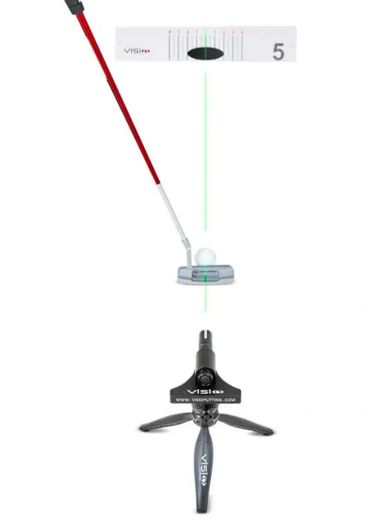 Laser and aim board - putting / golf - perfect for putting lesson / golf lesson
