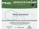 iPing 2.0 Putter Fitting certification