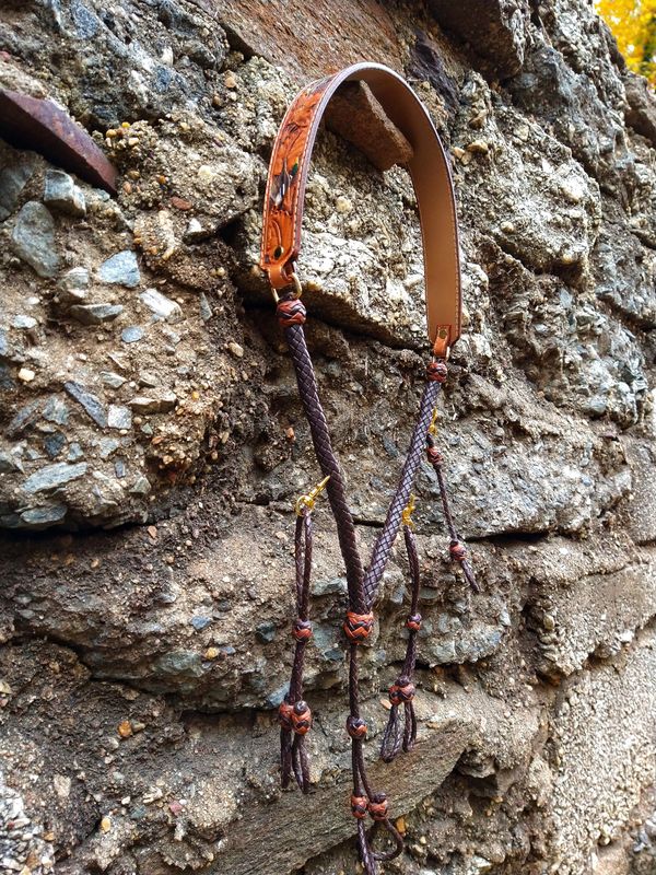 Feather and Fin 8 Plait Braid Custom Leather Lanyards