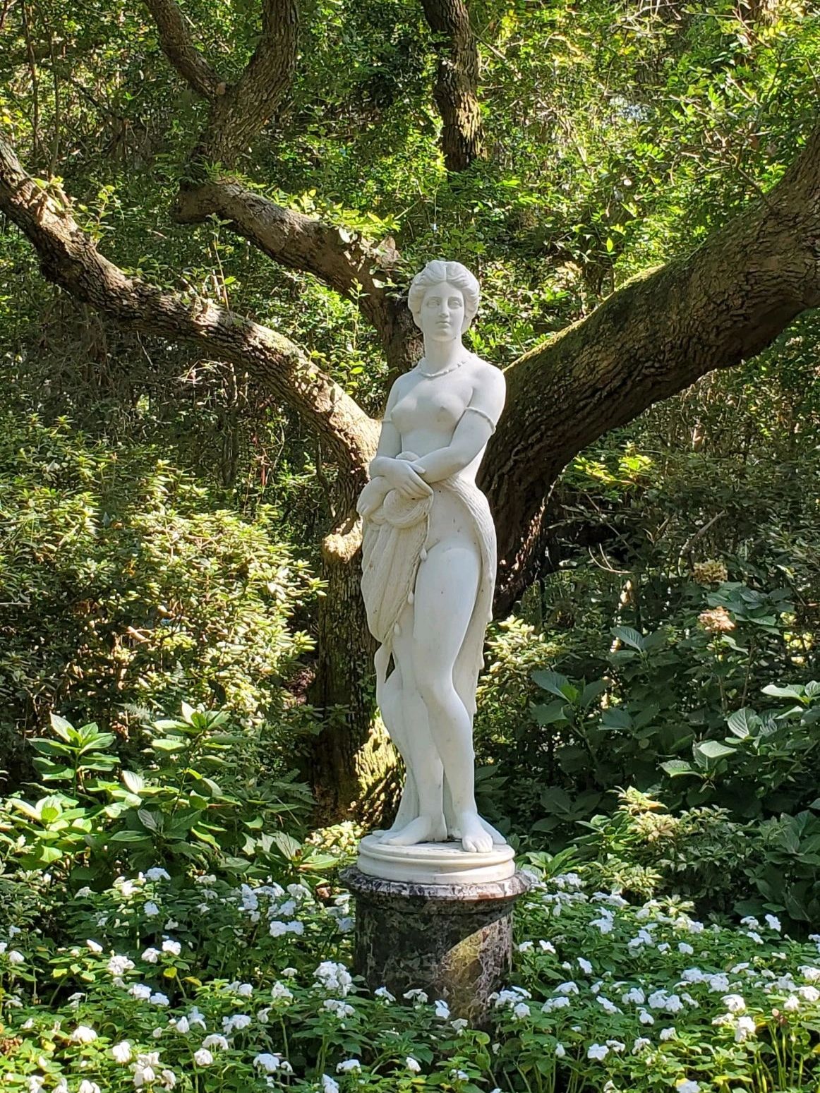 Statue of Virginia Dare, first white child born in America. Sculptor Mary Louise Lander