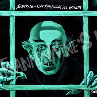 Nosferatu 1922 Painting