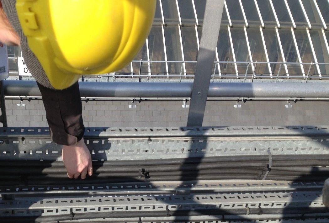 Periodic inspection is integral, and includes inspecting wiring and connection points (Image: Photon Energy)