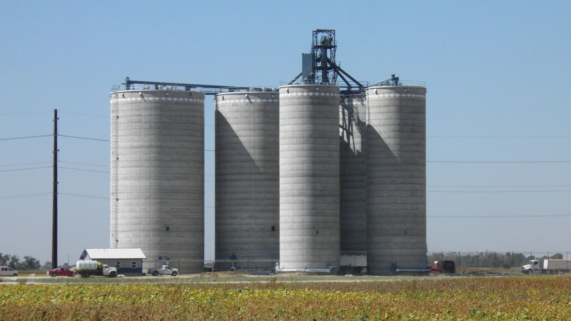 Grain facility in Bentley, Kansas