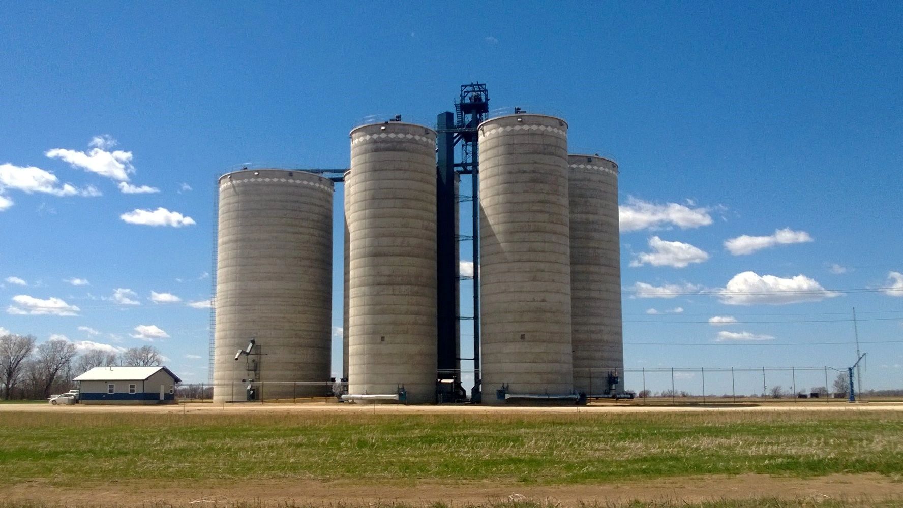 Grain facility in Hesston, Kansas