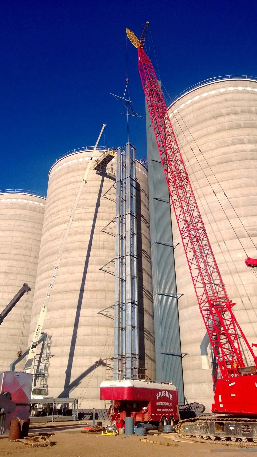 Grain facility in Little River, Kansas
