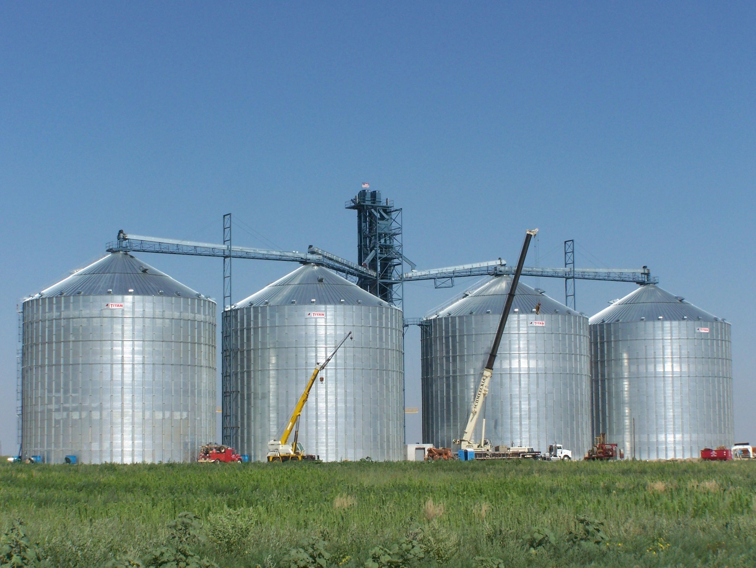 Grain facility detail in Yuma, Colorado