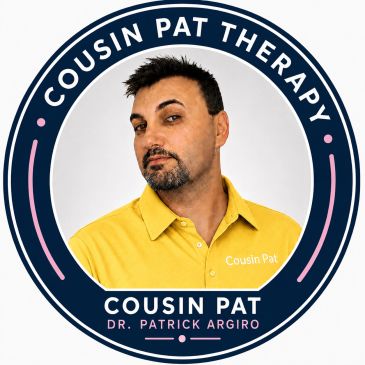 Cousin Pat is Patrick Argiro. Cousin Pat® is the trademarked and protected brand of Patrick Argiro. 