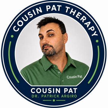Cousin Pat is Patrick Argiro. Cousin Pat® is the trademarked and protected brand of Patrick Argiro. 