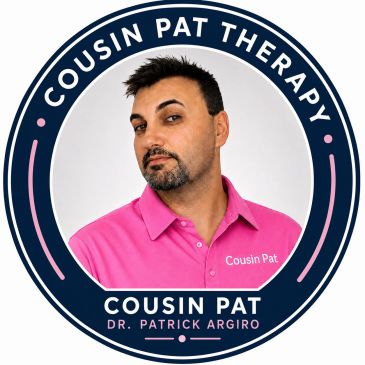 Cousin Pat Kentucky. Cousin Pat Therapy Kentucky. Cousin Pat is Patrick Argiro. 