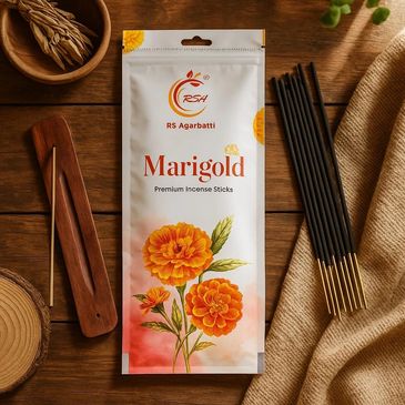 Incense sticks with holder on table, used for cleansing, calm, meditation and spiritual reflection.