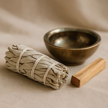 Sage smudge bundles used for cleansing, purification, grounding and spiritual renewal protection