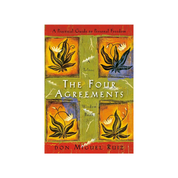 Cover of The Four Agreements by Don Miguel Ruiz, Toltec wisdom book on personal freedom.