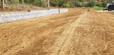 stone retaining wall