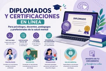 Diplomados y certificaciones en línea para profesionales de la salud mental.