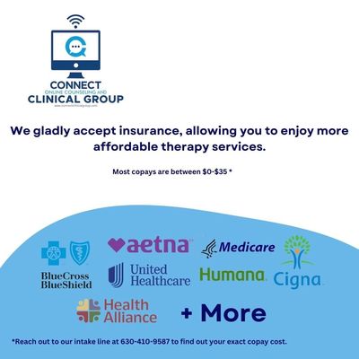 online therapy illinois; We accept all major insurers 