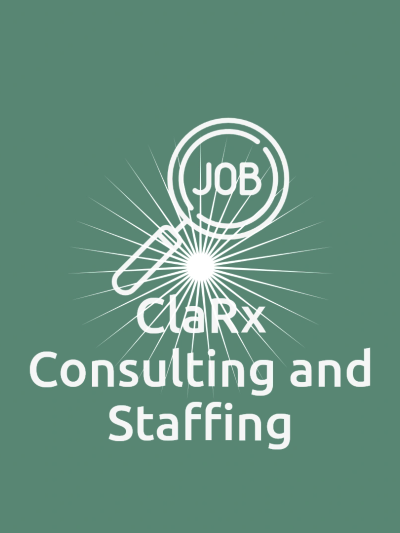 Logo of Clarx Consulting and Staffing featuring a magnifying glass and the word 'JOB'.