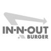 IN-N-OUT Burger logo with arrow design.