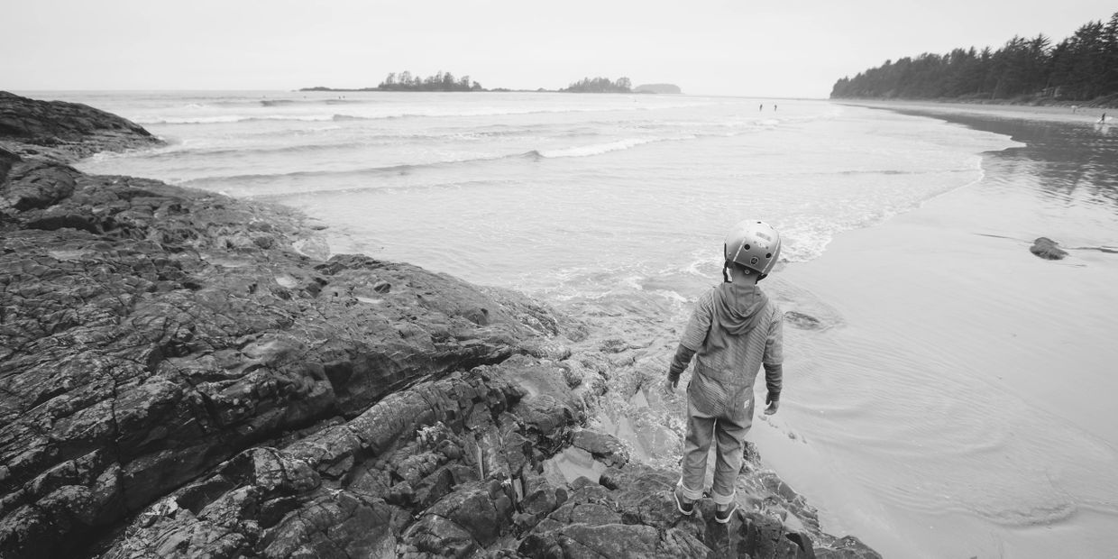 Looking over South Chesterman Beach, Tofino, BC Photo by Marnie Recker Photography