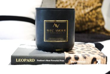 Black Marble Jar