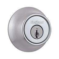 Kwikset Brushed Chrome Deadbolt