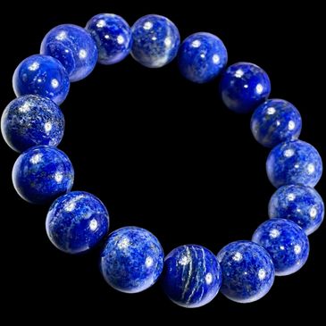 12mm Lápiz lazuli Bracelet 