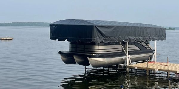 Tidal 6k Tri-toon Hydraulic Boat Lift