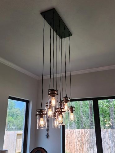 light fixture installation