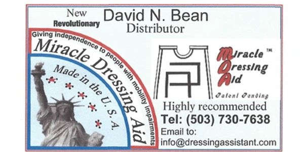 David N. Bean Business card